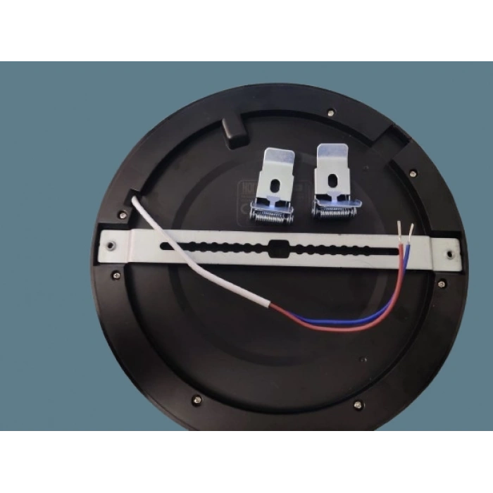 HOROZ Martha 18w Yuvarlak Hareket Sensörlü Fotoselli Led Spot SİYAH 6400K Beyaz Sıva Üstü ve Sıva Altı  Kullanım