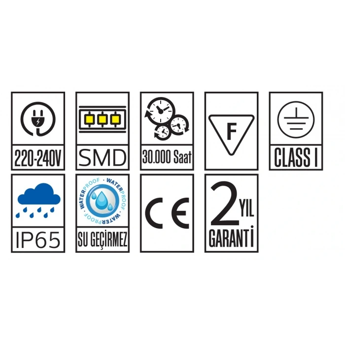 HOROZ PARS-10 10w Yeşil Led Projektör SMD  IP65