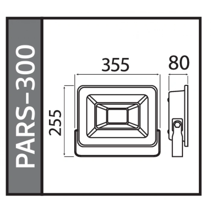 HOROZ PARS-300 300w BEYAZ Led Projektör SMD 6400k IP65