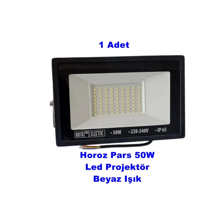 HOROZ PARS-50 50w BEYAZ Led Projektör SMD 6400k IP65