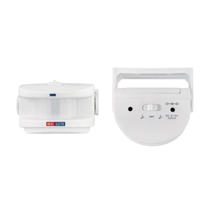 HOROZ Play Kablosuz Pır Kapı Zili Kapı Dedektörü 4.5v Dc IP20 3 Adet AAA Pil İle Çalışır