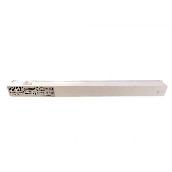 HOROZ Sigma-4 30cm GÜNIŞIĞI 4w T5 Led Bant Armatür Anahtarlı 2700k IP20