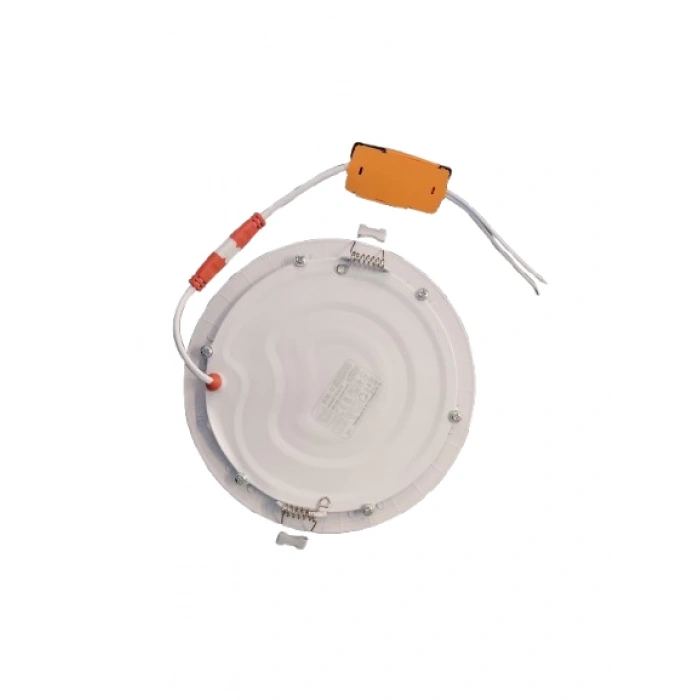 HOROZ Slim-12 12w BEYAZ Yuvarlak Led Panel Spot Beyaz Kasa 6400k Sıva Altı S.A. 220v IP20