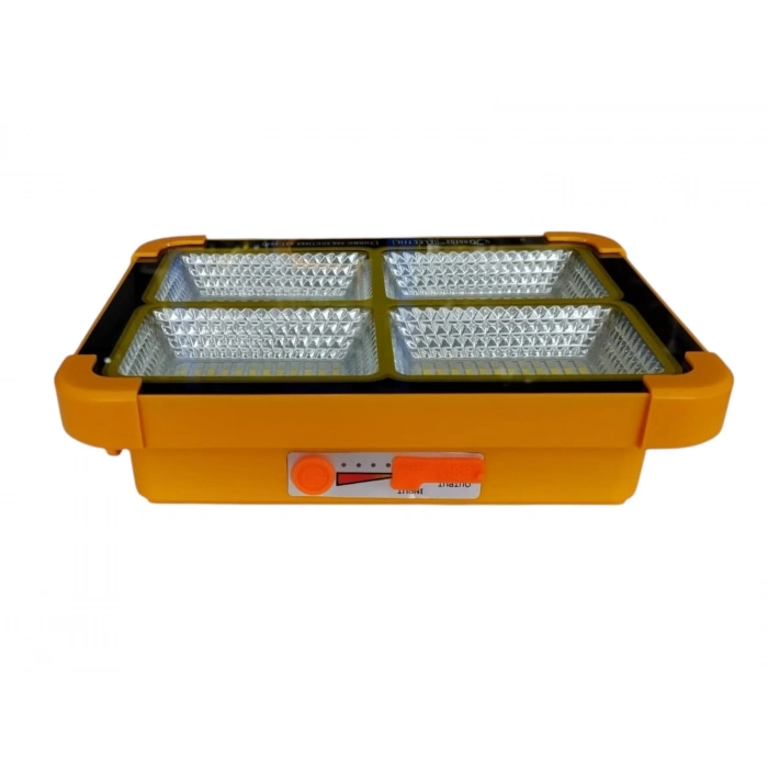 HOROZ Turbo-400 3CCT 400w Taşınabilir Solar Şarjlı Led Projektör Sos Flash 3000k-4000k-6400k Fonksiyonlu IP44 2391lm (USB Type-C Güneş enerji Şarjlı)