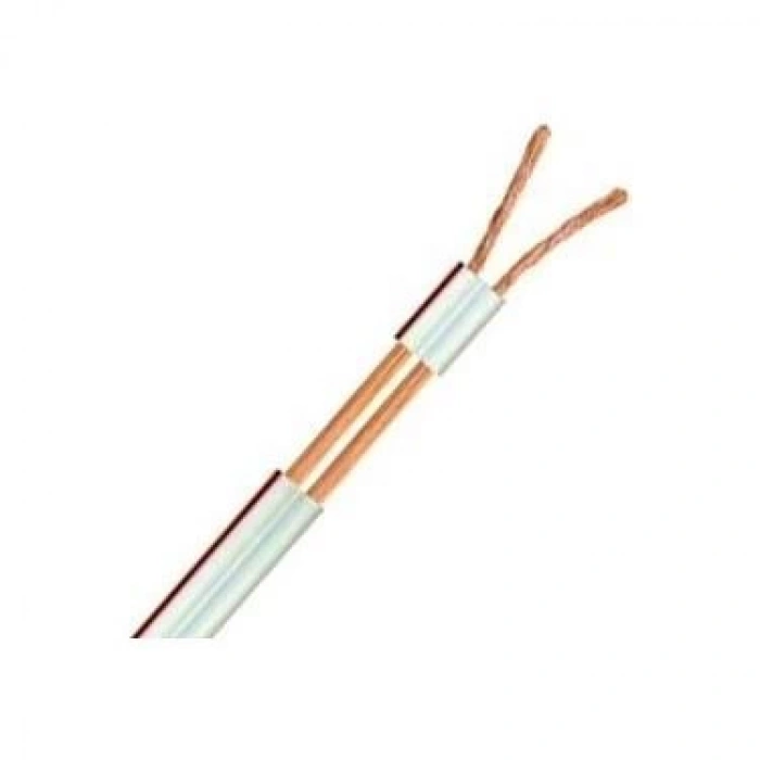 HÜNKA 0.75 BEYAZ Bitişik Kordon Kablo Kırmızı Kodlu (100mt lik Top) 1mt Fiyatı