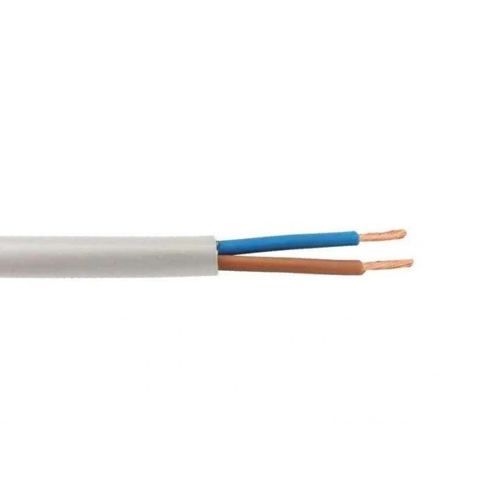 HÜNKA 2x2.5mm TTR Elektrik Kablosu BEYAZ (Çok Telli Esnek Kablo)