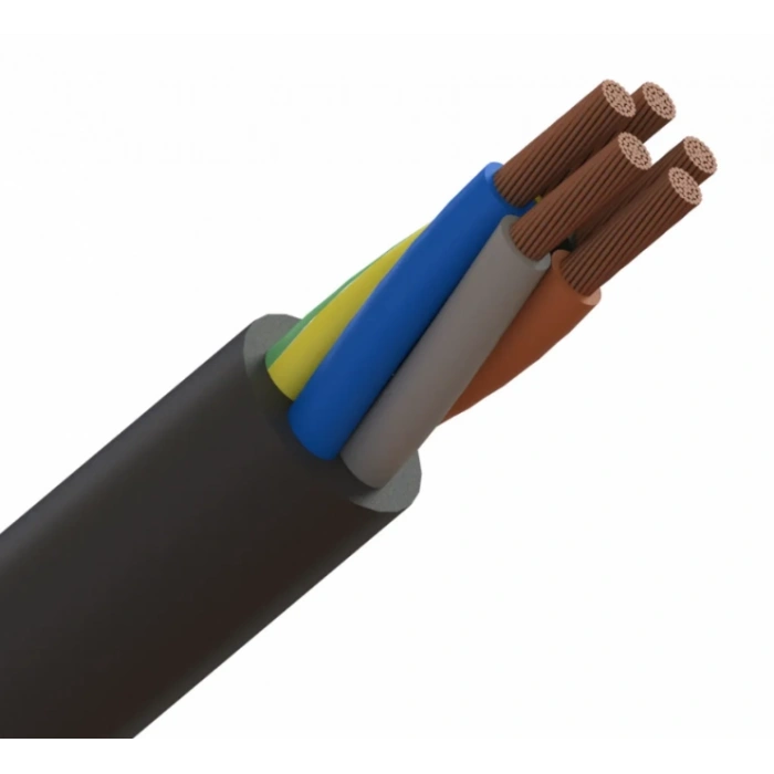 HÜNKA 5X2,5mm TTR Elektrik Kablosu SİYAH