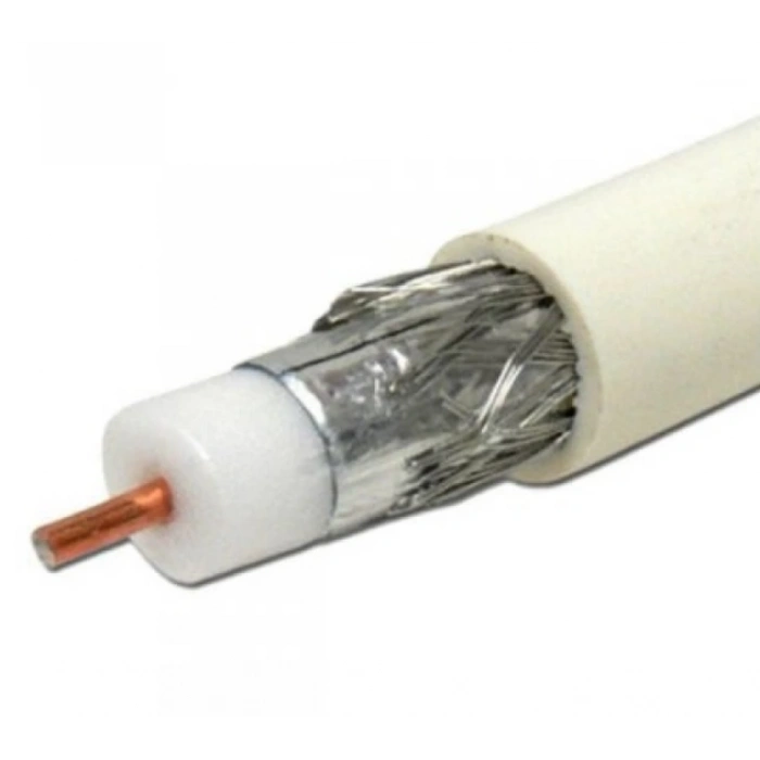 HÜNKA RG-6 U4 CCS 75 Ohm TV Anten Kablosu Al. (Makara 500mt)