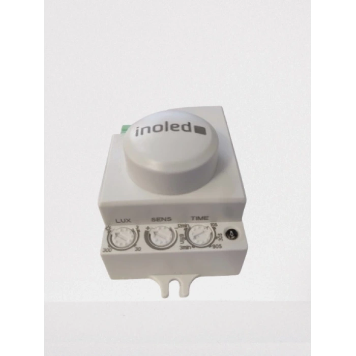 İNOLED Radar Hareket Sensörü 1200w (RF Sensör Tipi) Açı 360 Derece Işık Süre ve Mesafe Ayarlı Sensör