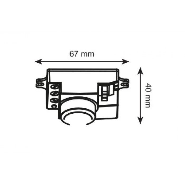 İNOLED Sıva Üstü Hareket Sensörü 180 Derece Görüş Açılı 1200W 12 Mt Algılama Mesafesi