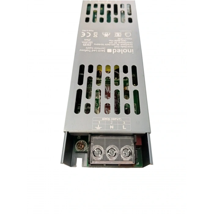 İNOLED Süper Slim 12v 30A Dc Şerit Led Trafosu 360w IP20 (12 Volt 30 Amper 30mt ye Kadar Kullanım İçin Uygundur)