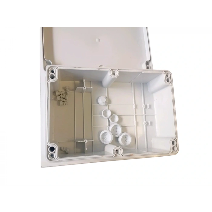 IŞILDAR 180x270x100 Termoplastik 12 Çıkışlı Buat Beyaz IP65 (ABS Vidalı Contalı Kapak)