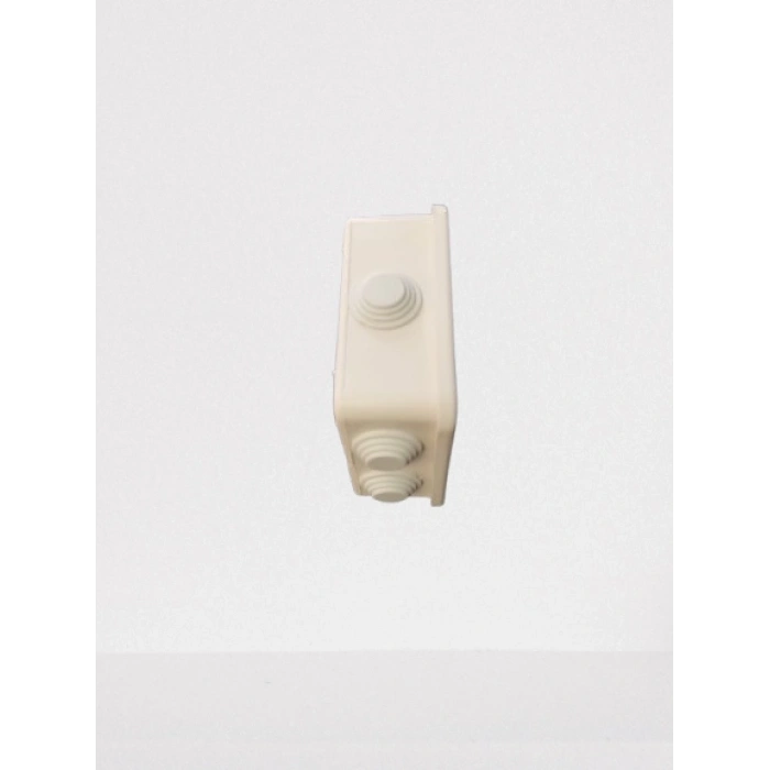 IŞILDAR Plastik Beyaz 85x85 Kare Atigron Buat Delikli + Plastik Rekorlu