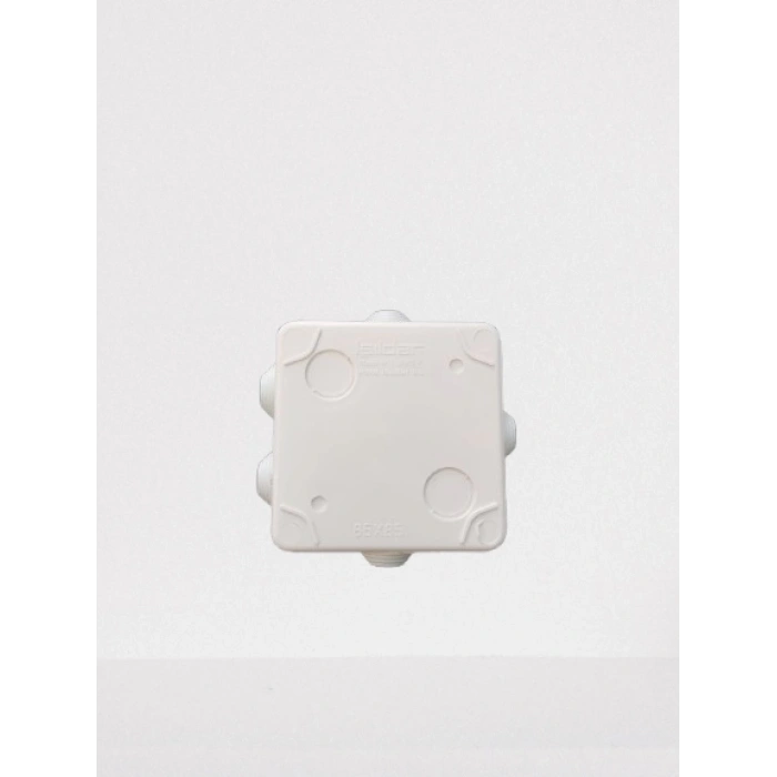 IŞILDAR Plastik Beyaz 85x85 Kare Atigron Buat Delikli + Plastik Rekorlu