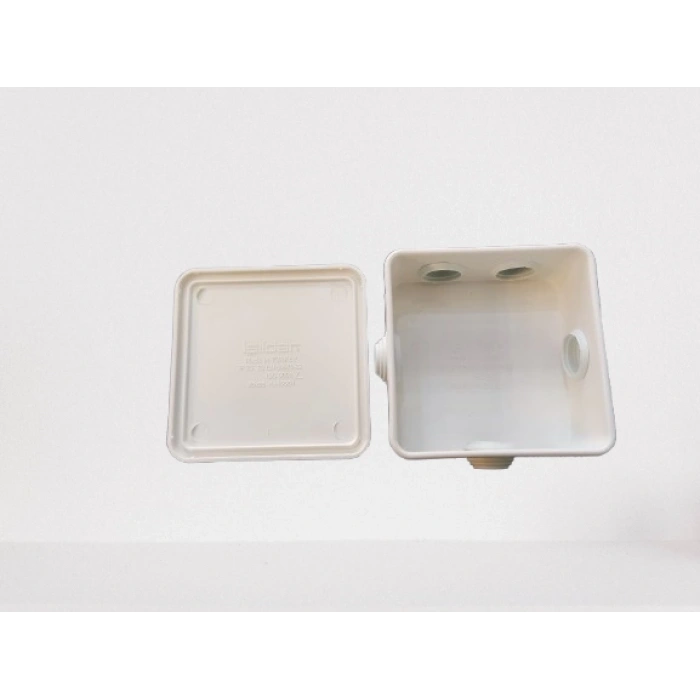 IŞILDAR Plastik Beyaz 85x85 Kare Atigron Buat Delikli + Plastik Rekorlu