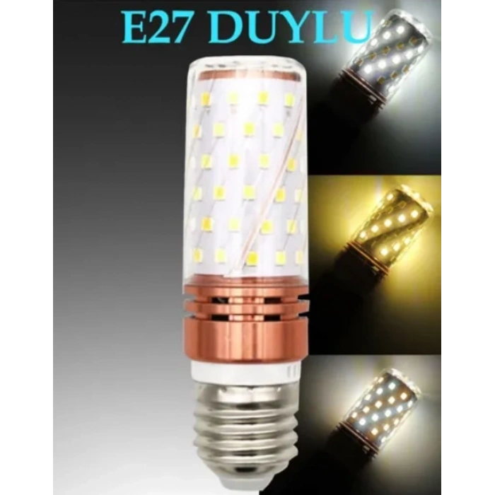 E-27 12w Mısır Led Ampul 3 Renk Beyaz - Günışığı - Ilık Beyaz 3500K/4000K/6500K