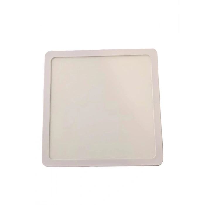 K2 18w 22x22 Kare Sıva Üstü Led Panel Günışığı 3000k Beyaz Kasa IP20 S.Ü.