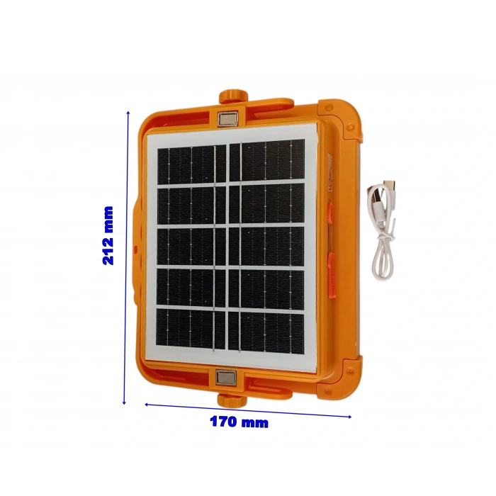 K2 200W Taşınabilir Solar Şarjlı Led Projektör 3000K-4000K-6400K Fonksiyonlu