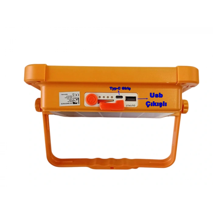 K2 200W Taşınabilir Solar Şarjlı Led Projektör 3000K-4000K-6400K Fonksiyonlu