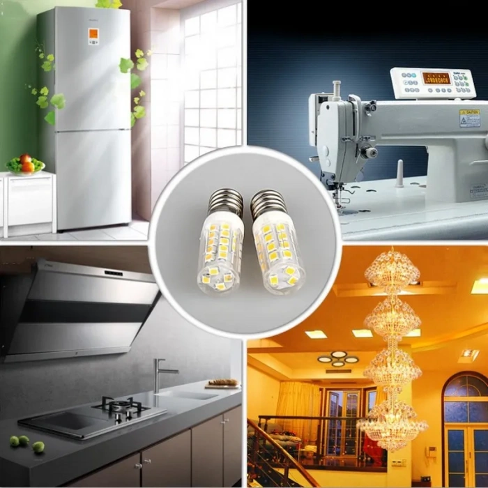 K2 E-14 2.5w Mısır Led Ampul GÜNIŞIĞI 3000k (İnce Duy Buz Dolabı Ampulu Gün Işığı Sarı Işık)