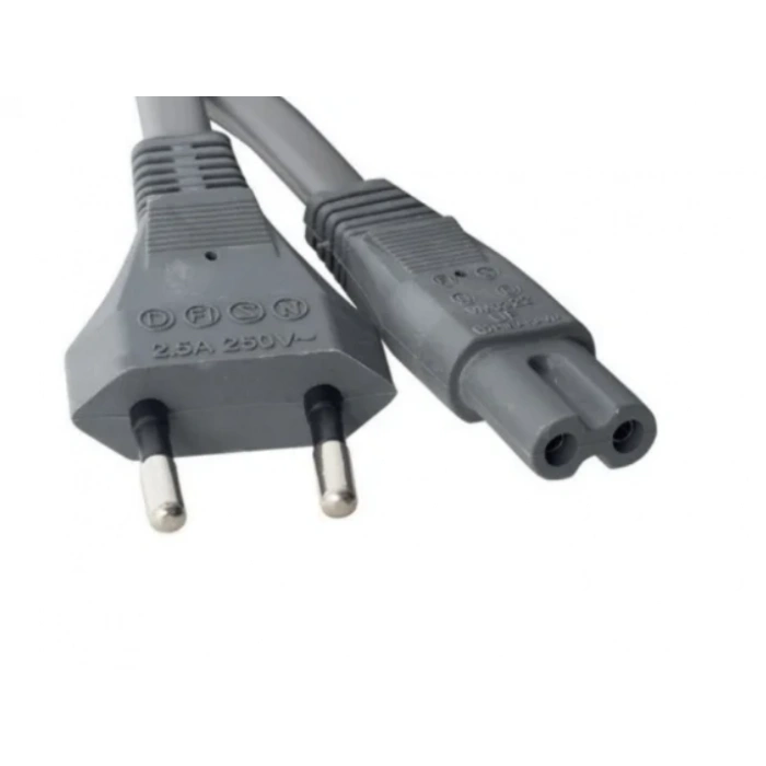 Kaliteli Tv Teyp Fişi 1,4 MT SİYAH 2x0,75 Tam Kesit Bakır