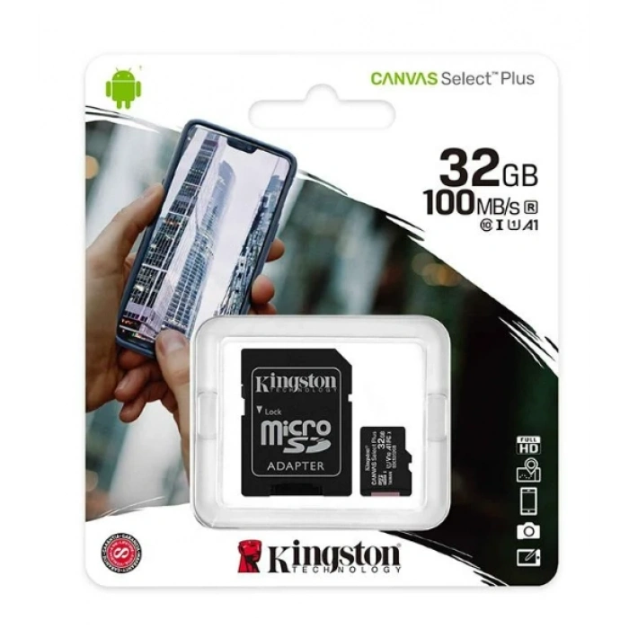 KİNGSTON 32 GB HAFIZA KARTI MİCRO SDHC CANVAS SELECT PLUS