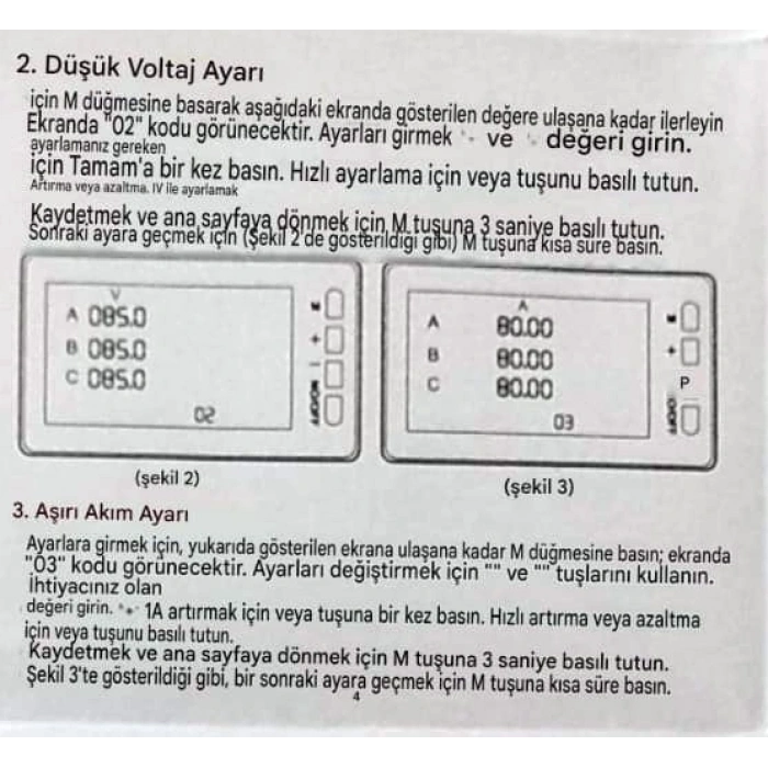 KOWSİ 3x63A Trifaze Voltaj ve Akım Koruma Rolesi Wifi Bağlantılı NTC li Şebeke Giriş Voltaj Denetleyici 380 Volt 63 Amper (3x63 3 Fazlı Isı Kontrollü Global Wifi Tuya Kontrollü)