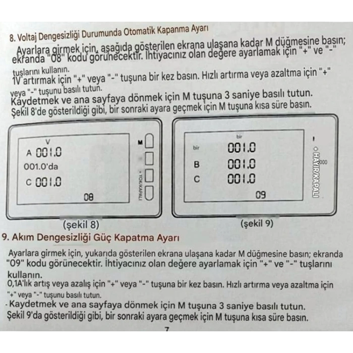 KOWSİ 3x63A Trifaze Voltaj ve Akım Koruma Rolesi Wifi Bağlantılı NTC li Şebeke Giriş Voltaj Denetleyici 380 Volt 63 Amper (3x63 3 Fazlı Isı Kontrollü Global Wifi Tuya Kontrollü)