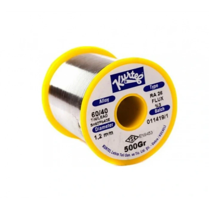 KURTEL 500 gr Makara 60/40 0.75 mm Lehim Teli (Pastalı)