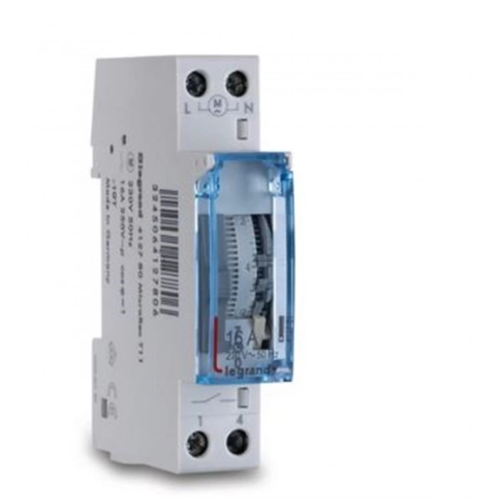 LEGRAND Otomat Tipi Zaman Saati 100 Saat Rezervli Zaman Rolesi 03740