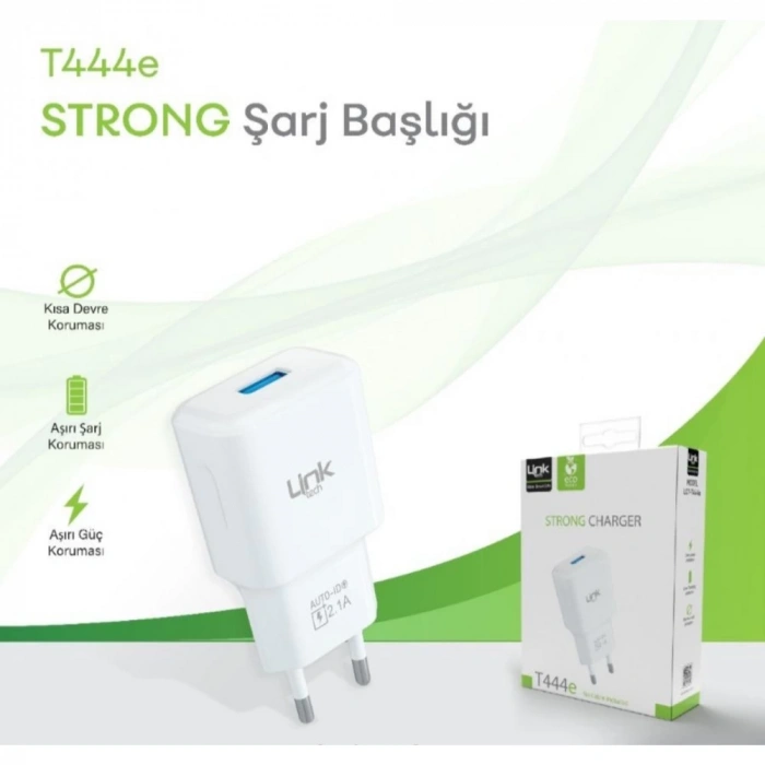 LİNKTECH 2.1A USB Şarj Aleti (Kablosuz)