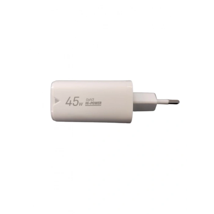 LİNKTECH 45w USB + USB-C (TYPE-C) Süper Hızlı Şarj Aleti Adaptörü Orjinal Muadil Ürün