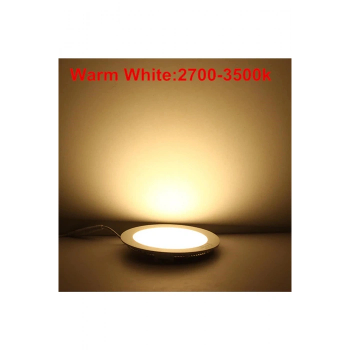 LUSTER 12W YUVARLAK LED PANEL SPOT 3500K