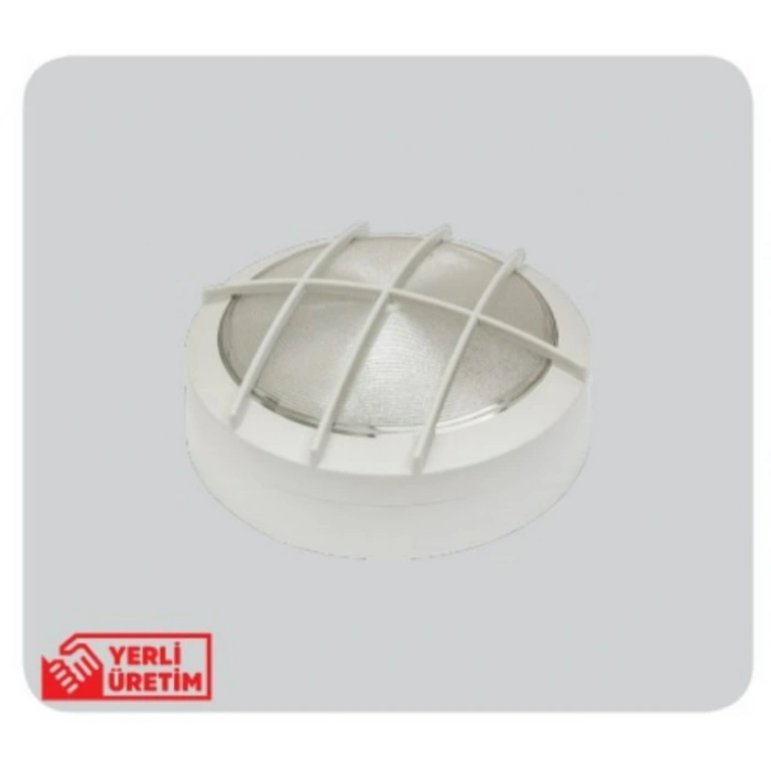 LUSTER 18W S.Ü. CASA KAFESLİ LED ARMATÜR BEYAZ KASA 6500K