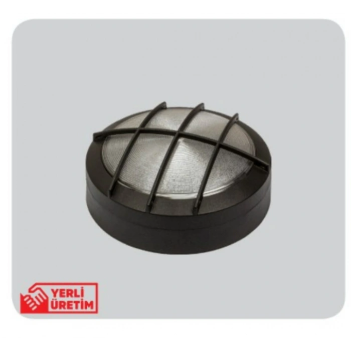 LUSTER 18W S.Ü. CASA KAFESLİ LED ARMATÜR SİYAH KASA 6500K