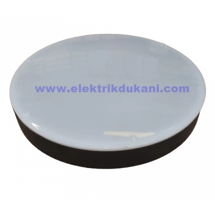 LUSTER 18W S.Ü. DOLUNAY LED ARMATÜR SİYAH KASA 6500K