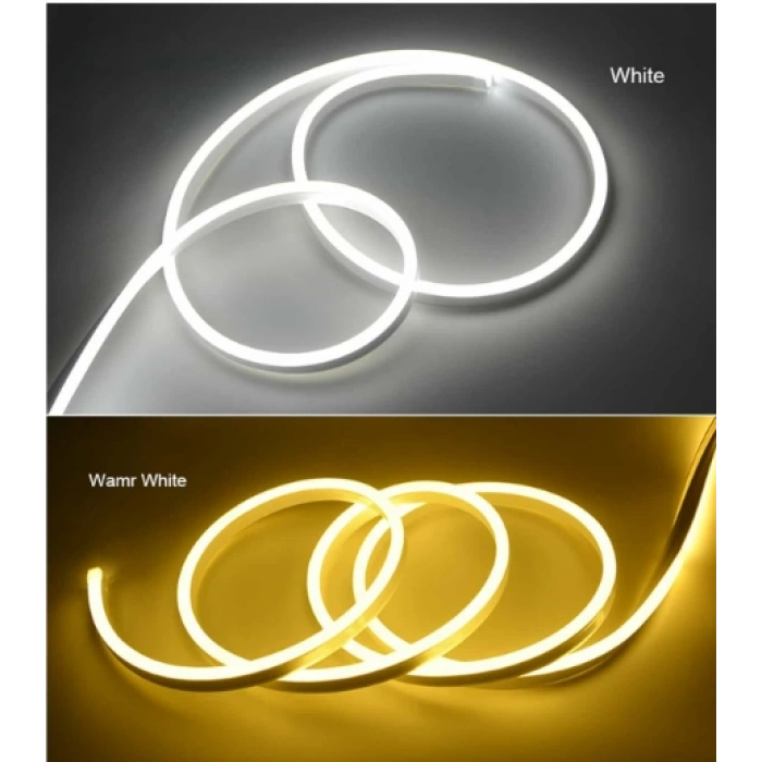 LUSTER 220V NEON LED HORTUM LED BEYAZ 1 METRE