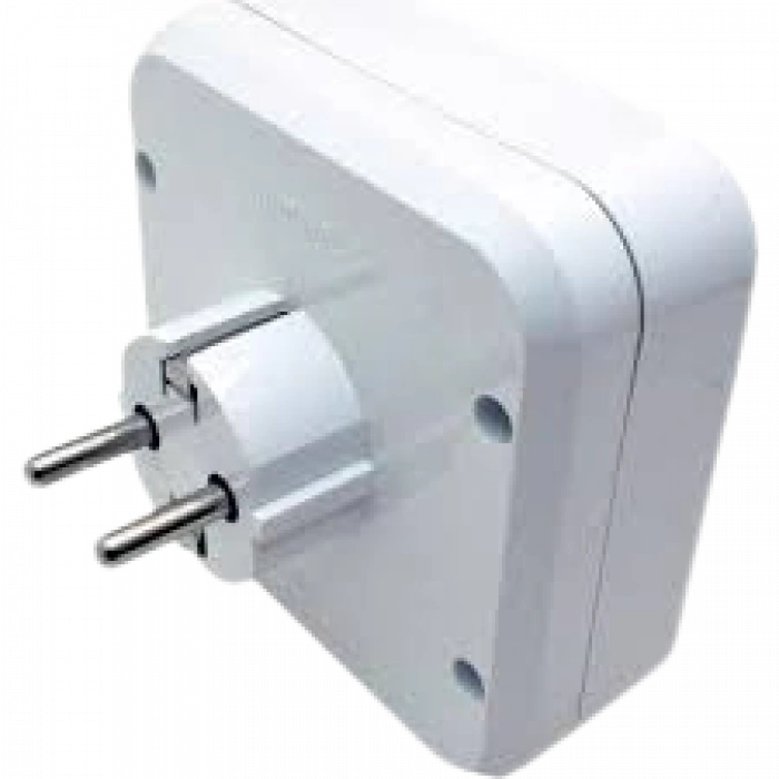 MAKEL 4LÜ TOPRAKLI GOLYAT GRUP PRİZ BEYAZ