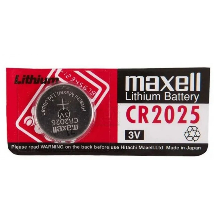 MAXELL CR-2025 Lityum 3V Araba Kumanda Pili Para Düğme Pil (1 Adet Fiyatıdır)