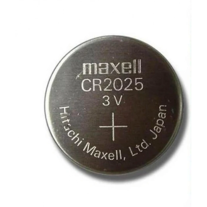 MAXELL CR-2025 Lityum 3V Araba Kumanda Pili Para Düğme Pil (1 Adet Fiyatıdır)