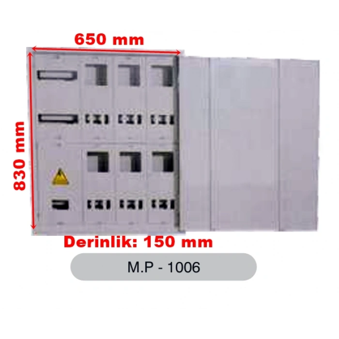 MERT 1006 S.A. 6 MONOFAZE T.M.Ş Lİ PANO