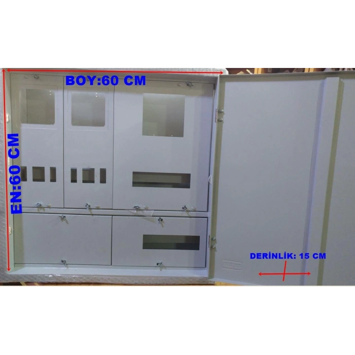 MERT 1751 S.A. 2 MONOFAZE 1 TRİFAZE SAYAÇLI PANO