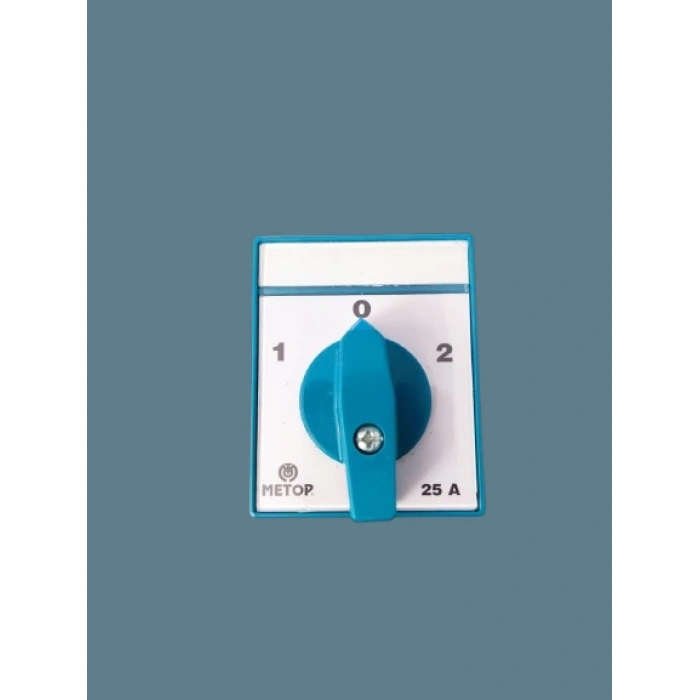 METOP 3x25A Üç Fazlı Trifaze Enversör Yön Değiştirici Pako Şalter(1-0-2 sağ - Sol)