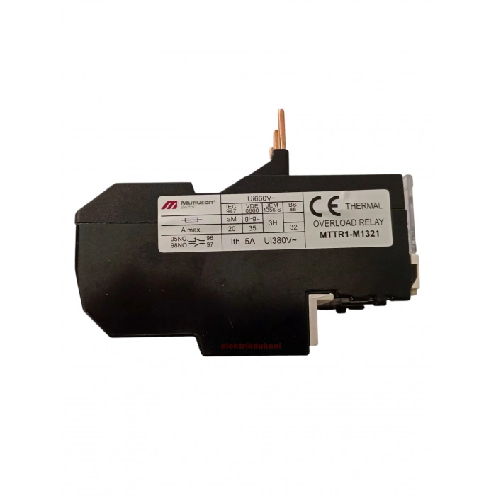 MUTLUSAN 12~18A Termik Röle AC 220v (18 Amper Motor Koruma Termiği)