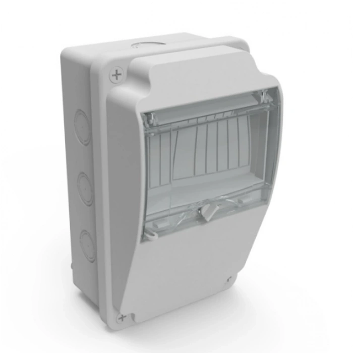 MUTLUSAN 138x226x127 Kombinasyon Kutusu Termoplastik Gri IP65 (Boş)