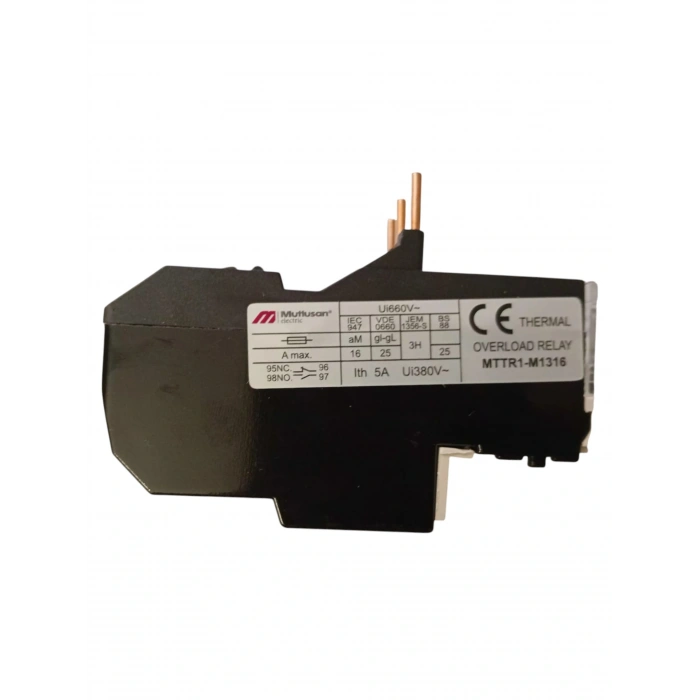 MUTLUSAN 1.6~2.5A Termik Röle  (2.5 Amper Motor Koruma Termiği)