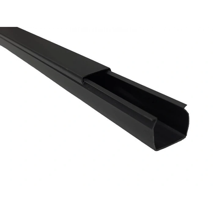 MUTLUSAN 16x16 SİYAH Yapışkanlı Plastik Kablo Kanalı Sidem A.B.S.