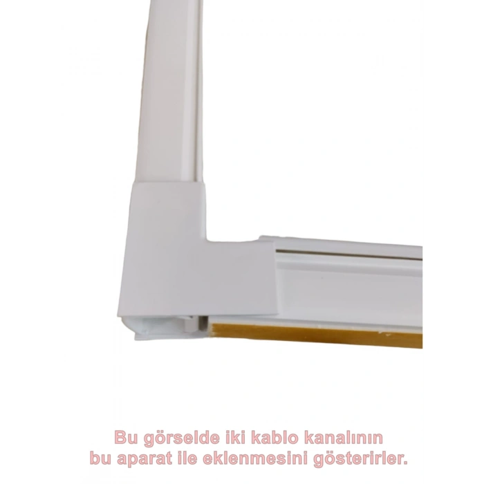 MUTLUSAN 25x25 Kablo Kanalı İç Köşe Plastik Beyaz