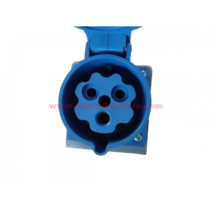 MUTLUSAN 3x32A Monofaze 2P+T IP44 Duvar Prizi