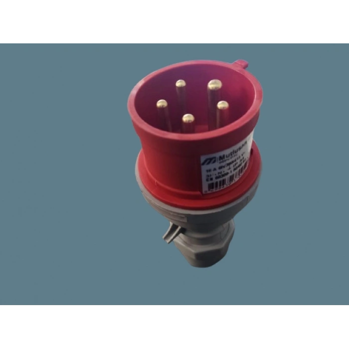 MUTLUSAN 5X16A DÜZ FİŞ CEE NORM (3P+N+E) MUT-101